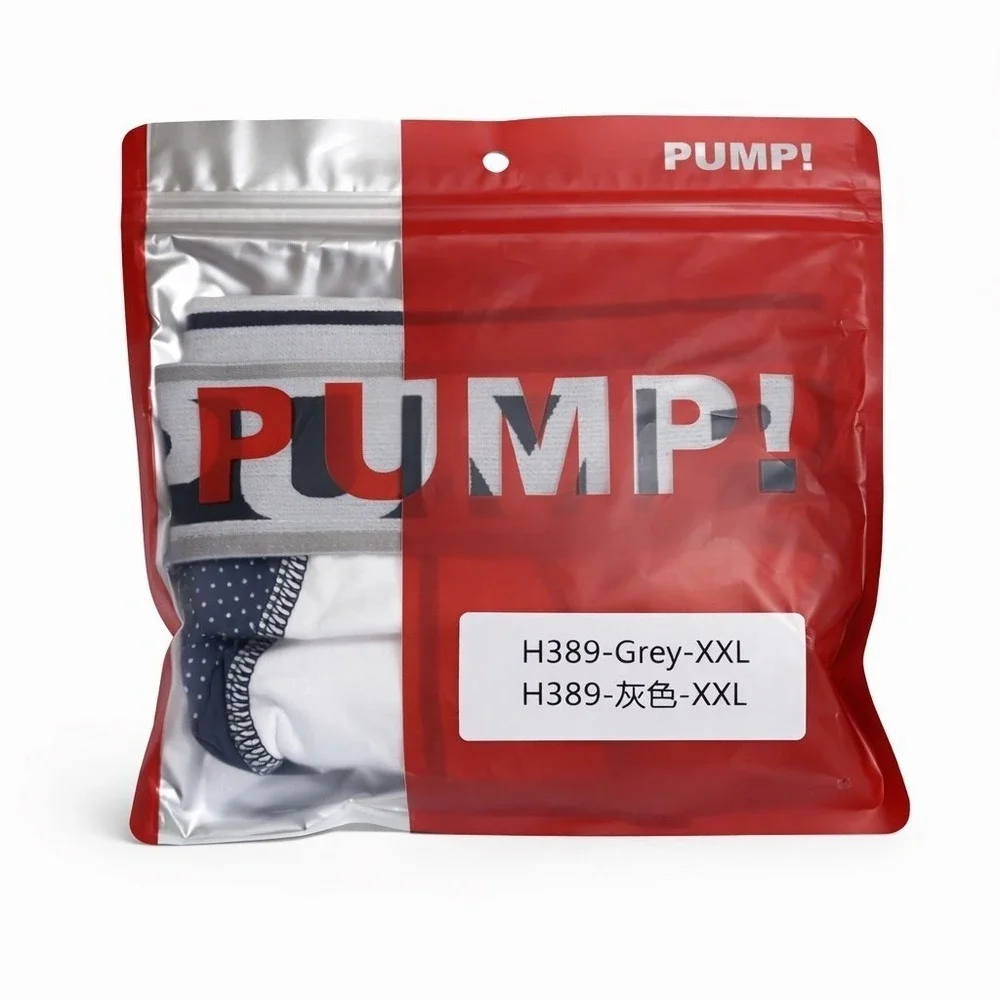 PUMP! Mesh Briefs Blue/White/Gray Size XXL (34-36)‎ NWT